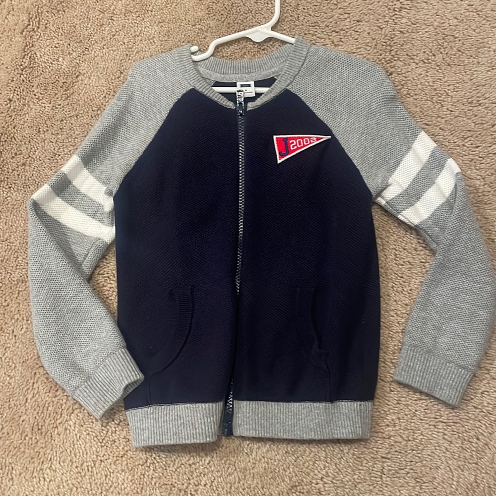 Janie and Jack varsity sweater